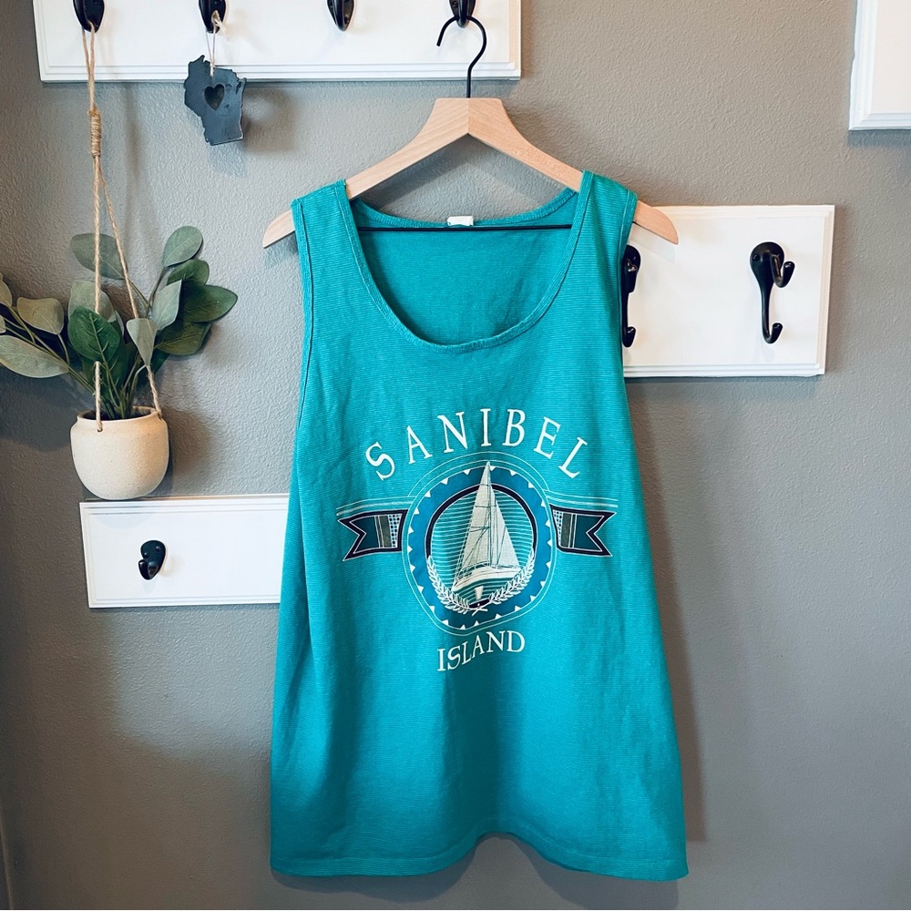 [Sanibel Island, FL] 80’s Souvenir Tank Top